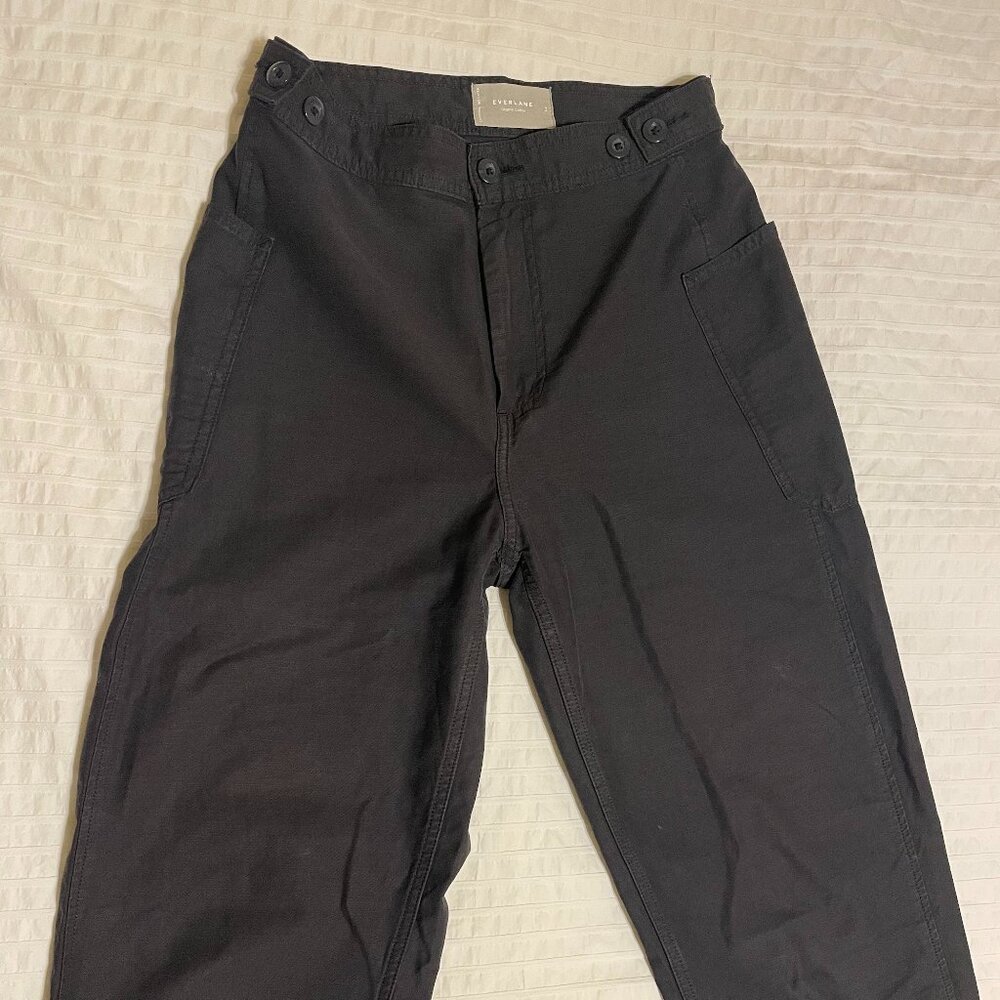 Everlane The Fatigue Barrel Pants - Black Size 4 - Picture 2 of 3